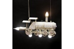 Люстра дизайнерская в детскую Паровоз 6-я