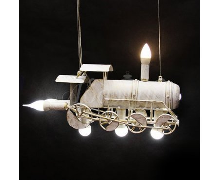 Люстра дизайнерская в детскую Паровоз 6-я