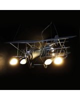 Люстра дизайнерская в детскую Самолет 5-я