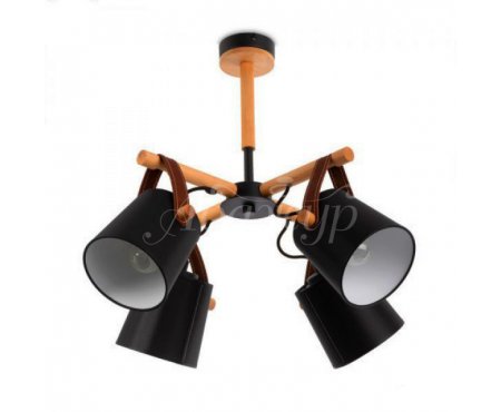 Люстра 60404 Риони (4л) черная