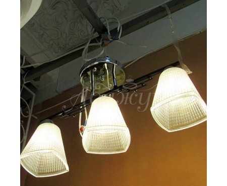 Люстра с плафоном 67108/3 CR+BK