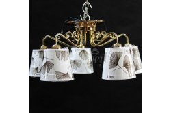 Люстра классическая с плафоном HTD 7149/5 FG