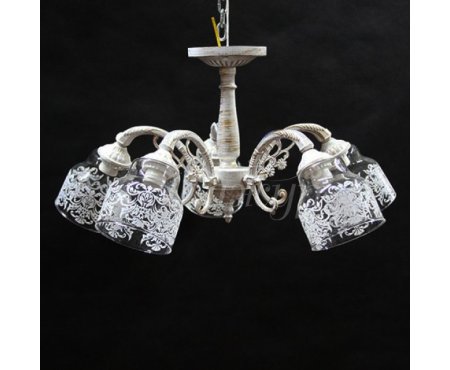 Люстра классическая с плафоном HTD 1004/5 WG