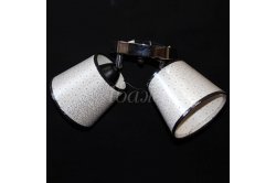 Люстра потолочная с 2-мя плафонами HTD-1040/2 CR+BK