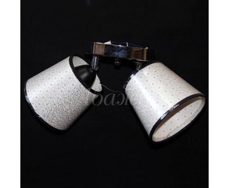 Люстра потолочная с 2-мя плафонами HTD-1040/2 CR+BK