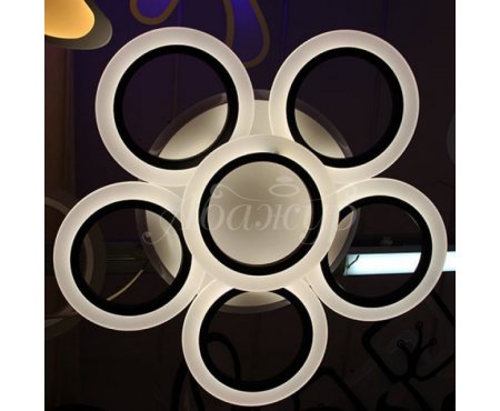 Люстра светодиодная 3855/5+1 ВК Led dim 3