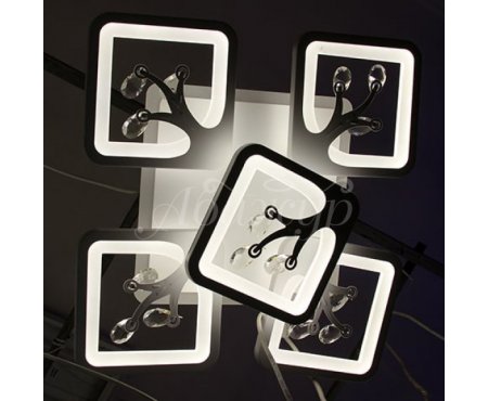 Люстра светодиодная 8859/4+1 WT Led dim 3