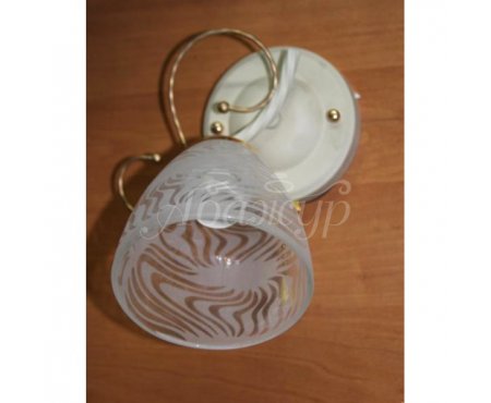 Бра классическое с плафоном HTD-9076/1AW YL+FG